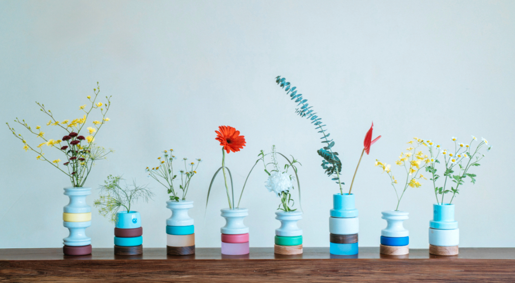 台電退役「礙子」變身美感花器！高壓電絕緣體從灰暗的工業世界，走向與花草共存的新生