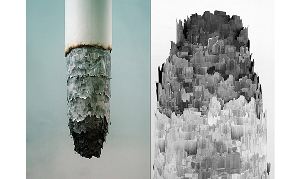 Cigarette Ash Landscape