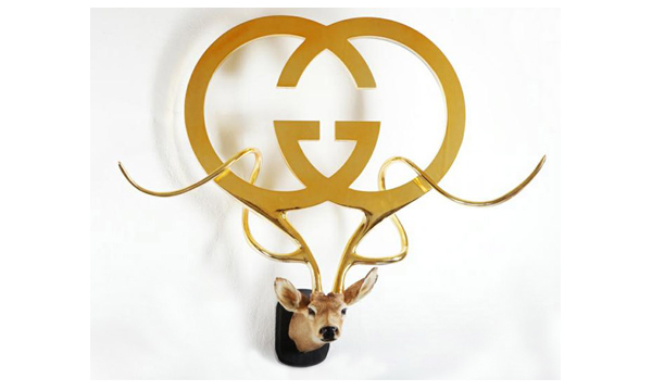 諷刺消費文化 peter gronquist名牌logoX動物肖像