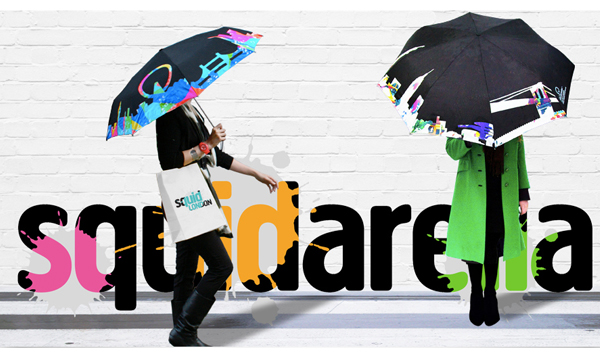 遇水色彩大爆發 Squid London魔法繽紛雨傘
