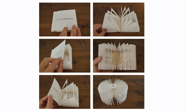 Yusuke Oono－360°Book新作 聖誕紙雕書Merry Christmas~