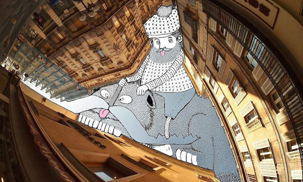 Thomas Lamadieu《Sky Art》 建築下的天空就是我的圖畫紙！
