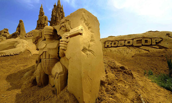 夏天來臨 比利時大型沙雕藝術節