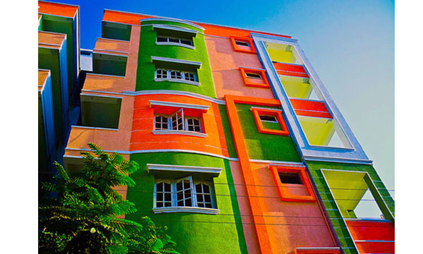 活力彩色！ 12棟繽紛的彩虹建築