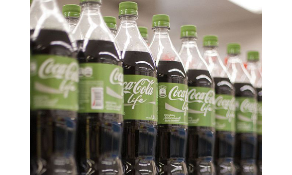 Coca Cola Life阿根廷可口可樂綠色瓶設計