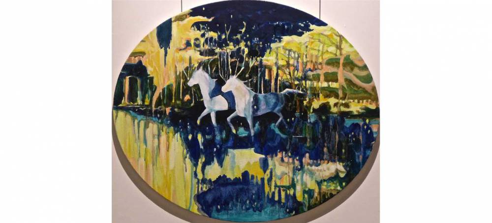 LaVie 金魚空間 久野志乃油畫展