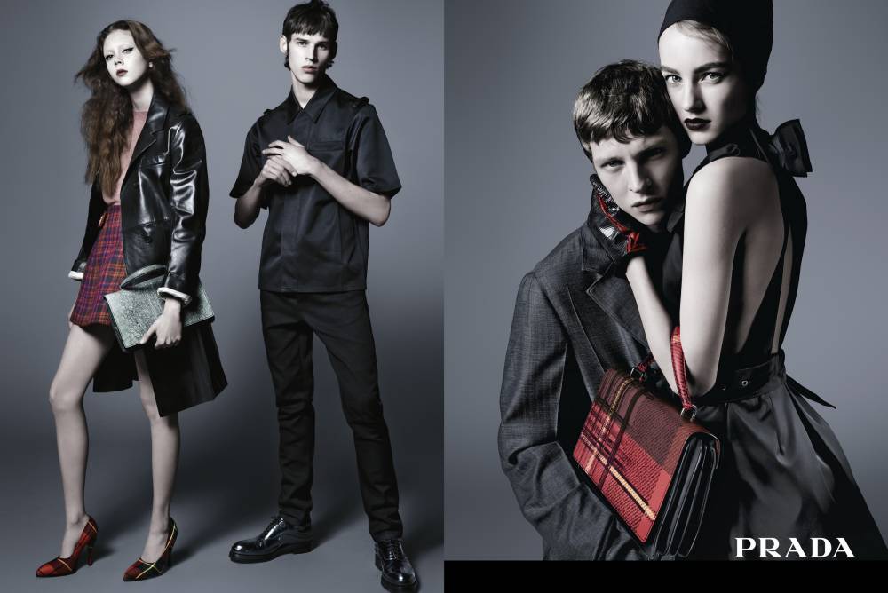 La Vie 曖昧不明灰色中性調 PRADA 2015早秋系列廣告 La Vie 曖昧不明灰色中性調 PRADA 2015早秋系列廣告
