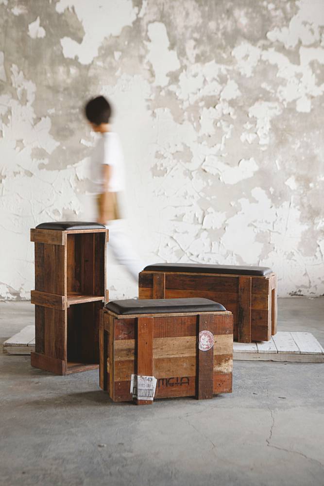 La Vie META DESIGN 設計總監鄭遠揚-回收木箱椅