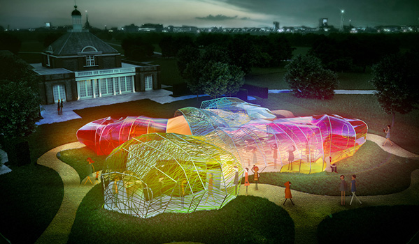 蛇形藝廊2015的七彩蟲繭正式開幕了！