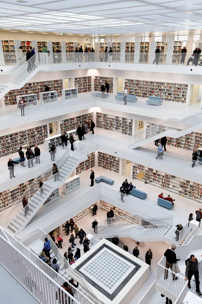 德國斯圖加特市立圖書館