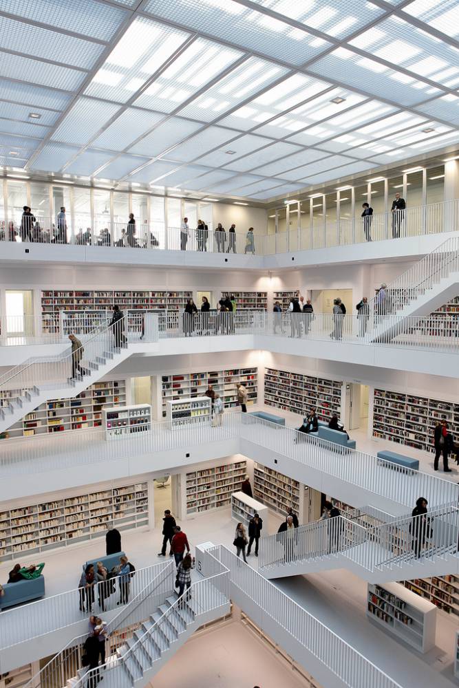德國斯圖加特市立圖書館