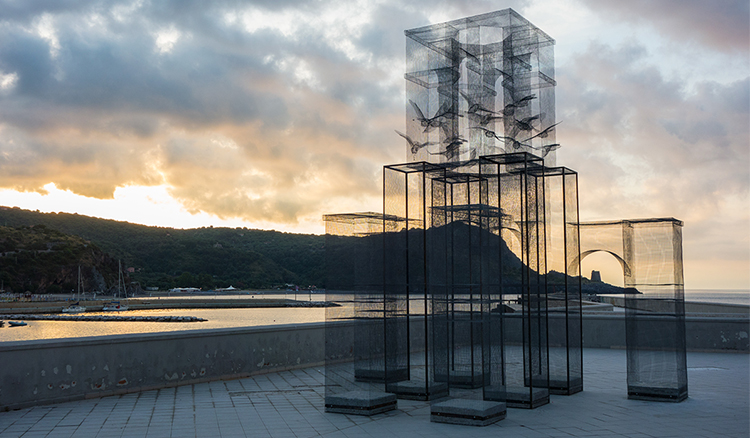 你沒有眼花!Edoardo Tresoldi 用鐵絲網打造義大利海市蜃樓的擬真裝置藝術 你沒有眼花!Edoardo Tresoldi 用鐵絲網打造義大利海市蜃樓的擬真裝置藝術