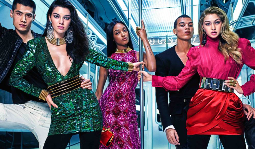 國際時尚超模KENDALL、GIGI和JOURDAN於BALMAIN X H&M系列形象廣告驚艷亮相