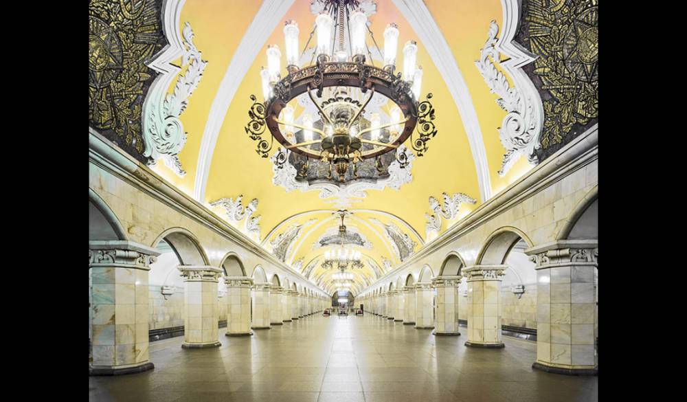 俄羅斯莫斯科於蘇聯時代所建的華麗地鐵站