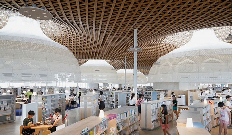 全世界最不孤獨的圖書館!建築大師伊東豊雄操刀岐阜市媒體中心成「大家的森林」書香空間_04 全世界最不孤獨的圖書館!建築大師伊東豊雄操刀岐阜市媒體中心成「大家的森林」書香空間_04