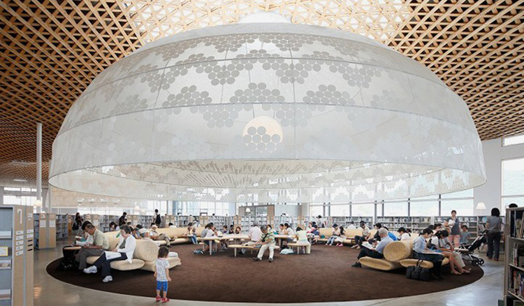 全世界最不孤獨的圖書館!建築大師伊東豊雄操刀岐阜市媒體中心成「大家的森林」書香空間_01 全世界最不孤獨的圖書館!建築大師伊東豊雄操刀岐阜市媒體中心成「大家的森林」書香空間_01