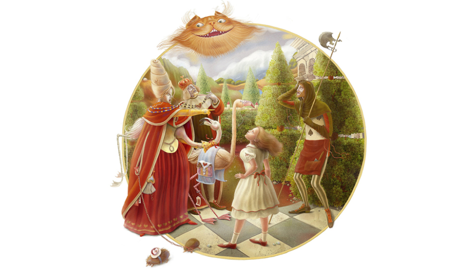 另類《愛麗絲夢遊仙境》繪本插畫