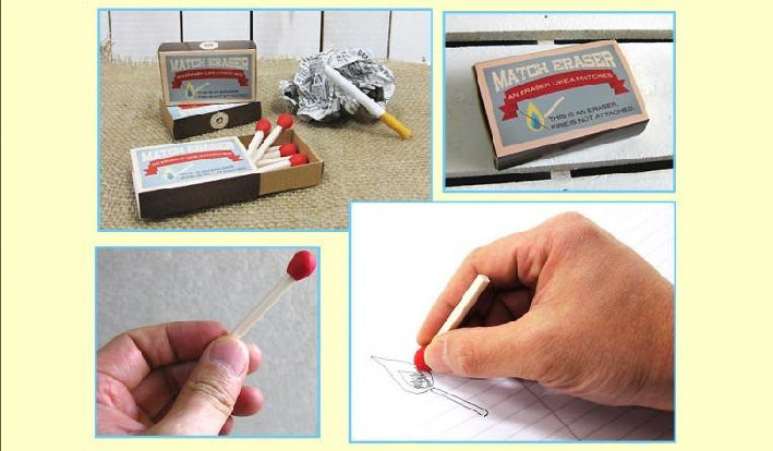 火柴造型橡皮擦