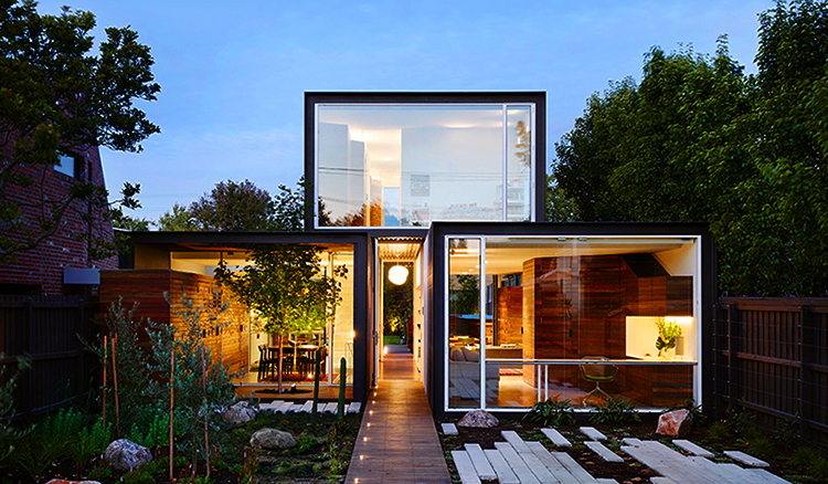 錯位疊起一間屋 澳洲度假小屋用方塊製造更多空間