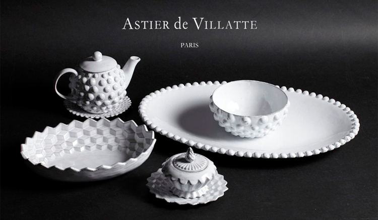 細膩與缺陷共存的法式手做風情─Astier de Villatte法國陶瓷器具