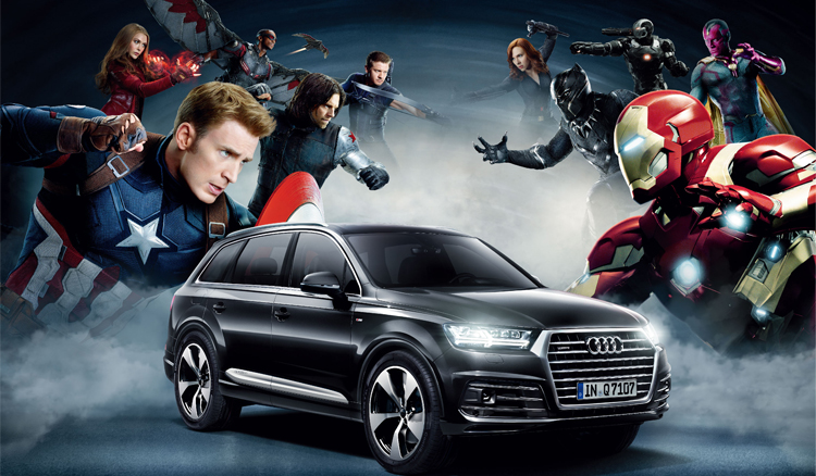 Audi x 漫威英雄 地表最強聯盟再度出擊