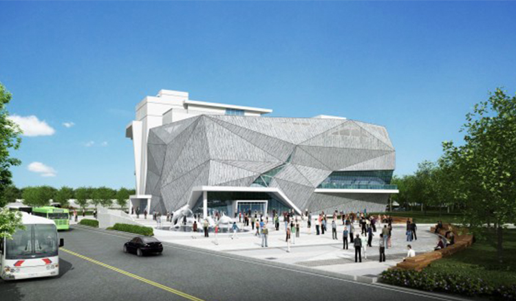 2017面世的台中新地標－梧棲白海豚生態館重新定位，「海洋生態館－水母水族館」啟動興建！