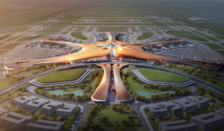 流動曲線 多層次空間機能─Zaha Hadid Architects╳北京新機場