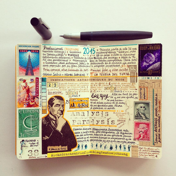 這是從中世紀穿越來的手帳嗎？讓復古控著迷的手繪字體創作