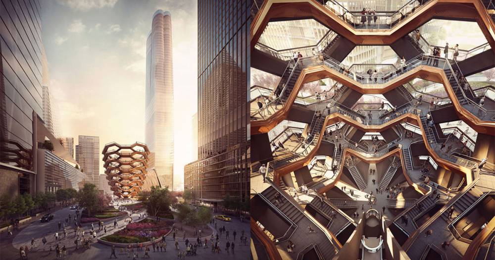 上海世博英國館蒲公英種子設計師新作！154個霍格華茲式樓梯建構出曼哈頓新地標！