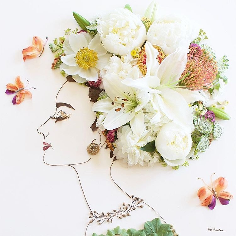 多肉花冠、落葉羽絨，當花藝遇上設計，令人屏息的花草創作