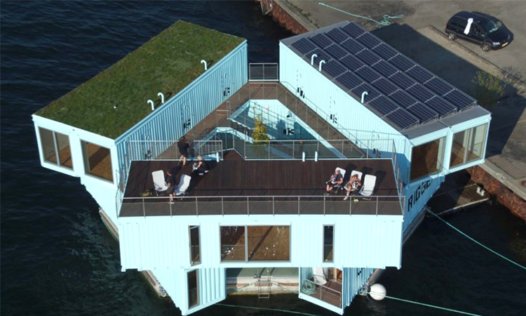 【影片】哥本哈根漂浮貨櫃學生公寓誕生！17坪設計好宅台幣2萬有找