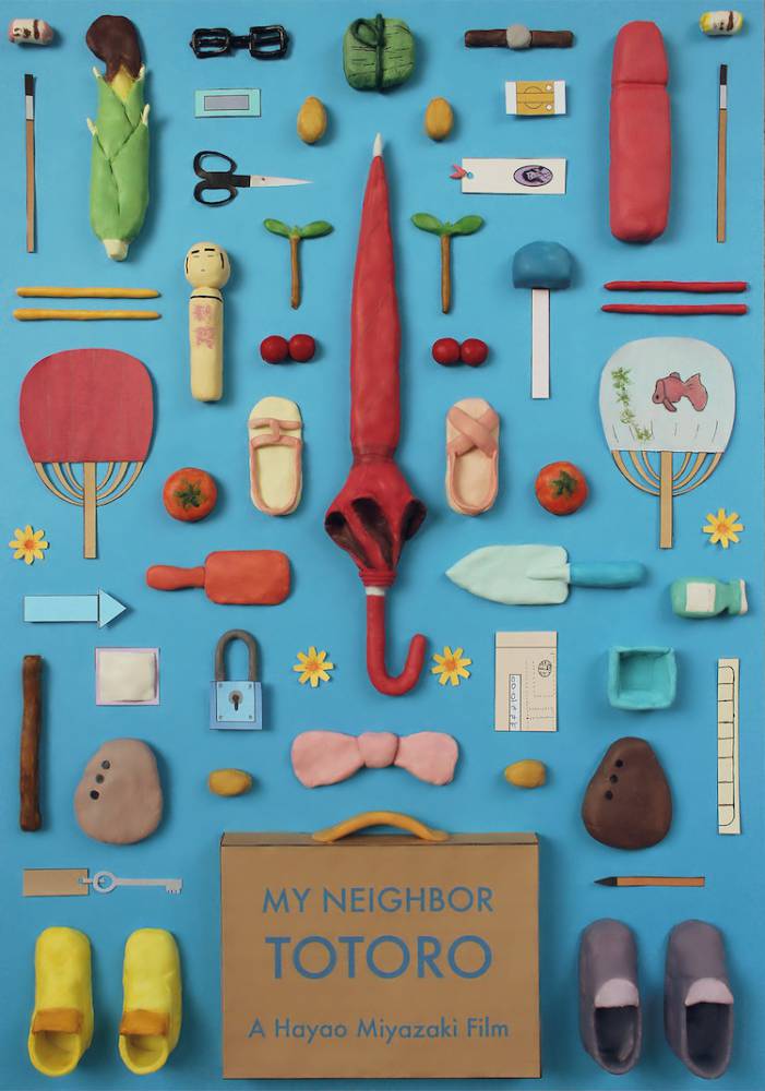 拆解宮崎駿電影成物件海報!英國藝術家Jordan Bolton打造四款經典動畫元素海報