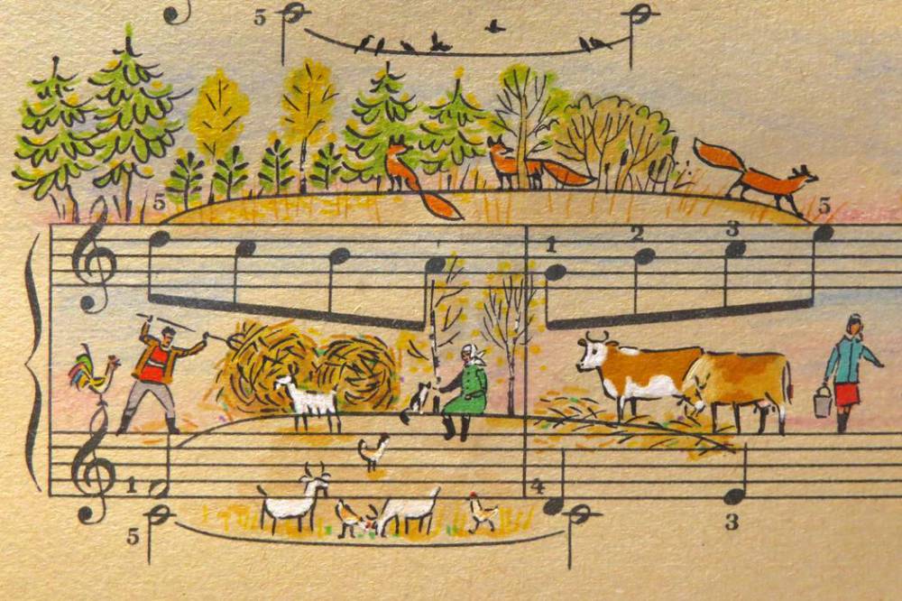 音符動起來了！俄羅斯插畫家為五線譜畫上創意故事_03