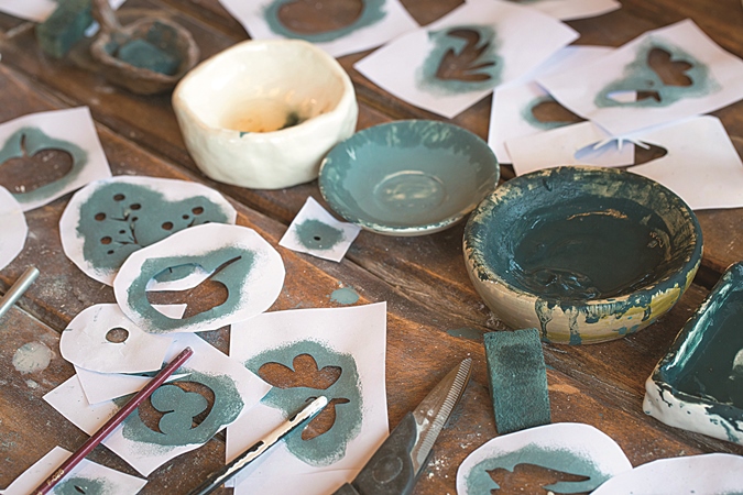 動手畫下地方的記憶──三星四季青花瓷