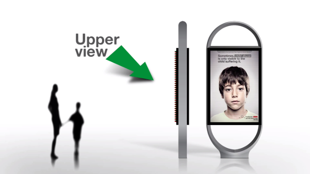 【影片】只有兒童才看得到的廣告內容！西班牙廣告創意拯救受暴兒！