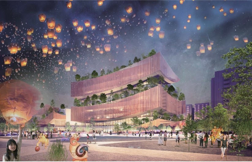以生命樹為設計靈感！桃園市立圖書館全新總館將變身時尚「綠建築」