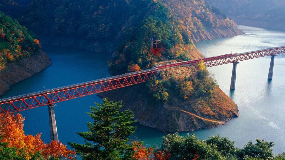 漂浮在碧綠湖上!尋訪日本靜岡縣「奧大井湖上駅」遺世獨立的夢幻秘境車站