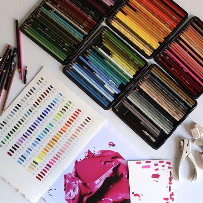 別被藝術家騙了！用色鉛筆堆疊出的「油漆」畫作_03