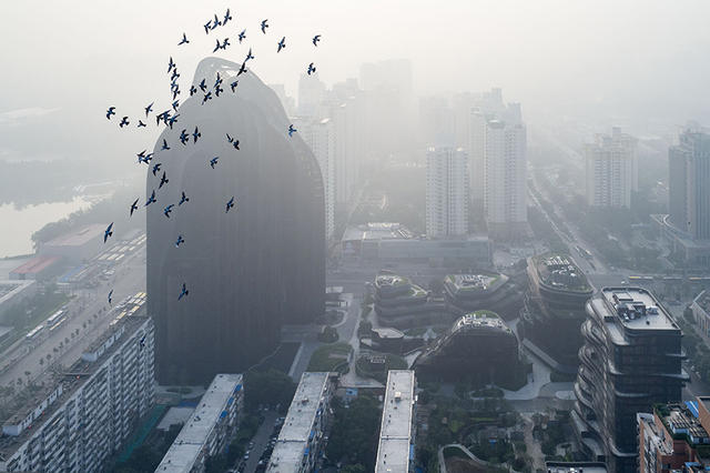 濃烈渾厚的墨跡為靈感！馬岩松MAD建築事務所打造中國山水畫風格建築