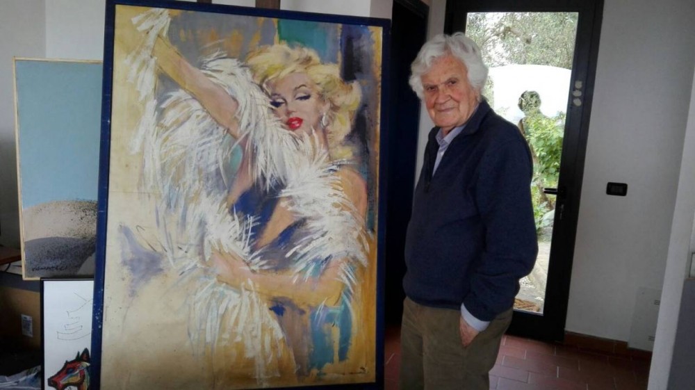 電影海報藝術家Silvano Campeggi視瑪麗蓮夢露為偶像
