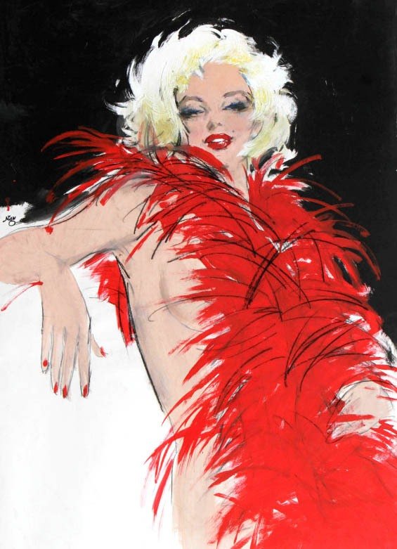 瑪麗蓮夢露插畫