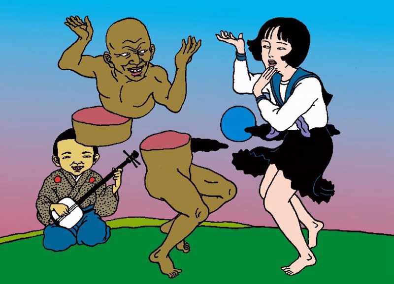 18禁尺度無極限的情慾藝術!佐伯俊男的詭譎怪誕浮世繪 嘲諷日本社會 18禁尺度無極限的情慾藝術!佐伯俊男的詭譎怪誕浮世繪 嘲諷日本社會
