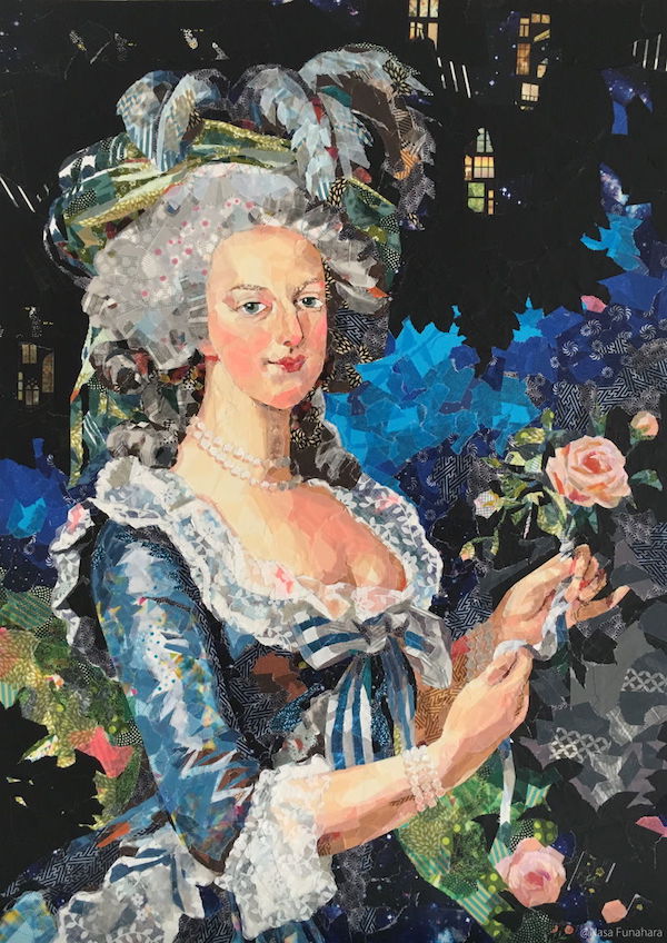 紙膠帶也能作畫!日本藝術家 Nasa Funahara 用紙膠帶重現經典名畫_05 紙膠帶也能作畫!日本藝術家 Nasa Funahara 用紙膠帶重現經典名畫_05