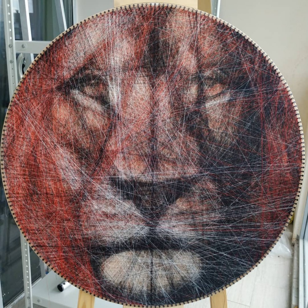 用數學織出蒙娜麗莎、珍珠耳環少女！俄羅斯藝術家「針織演算」技法讓上千條線編織出名畫4