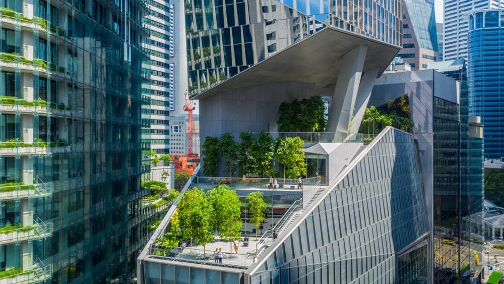 水泥叢林中的仙境花園!KPF打造新加坡羅賓遜大廈 細長核心讓建築宛若漂浮空中 水泥叢林中的仙境花園!KPF打造新加坡羅賓遜大廈 細長核心讓建築宛若漂浮空中