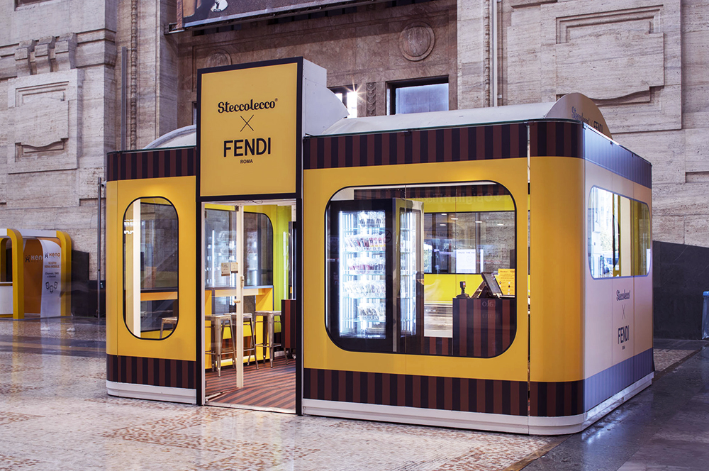 FENDI X Steccolecco 米蘭中央車站打造義式冰棒快閃店