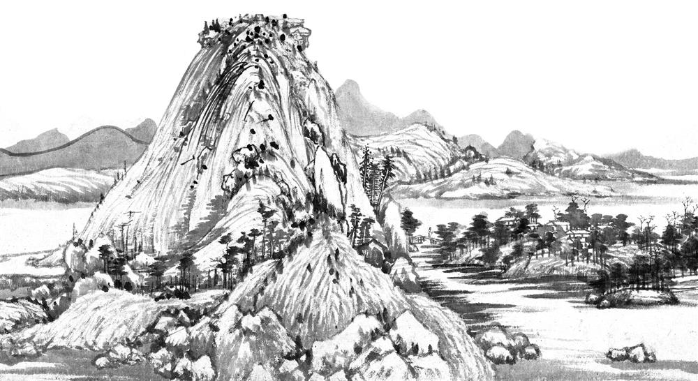 台灣設計師創作翻玩故宮國寶《富春山居圖》成絕美墨仙草5 台灣設計師創作翻玩故宮國寶《富春山居圖》成絕美墨仙草5