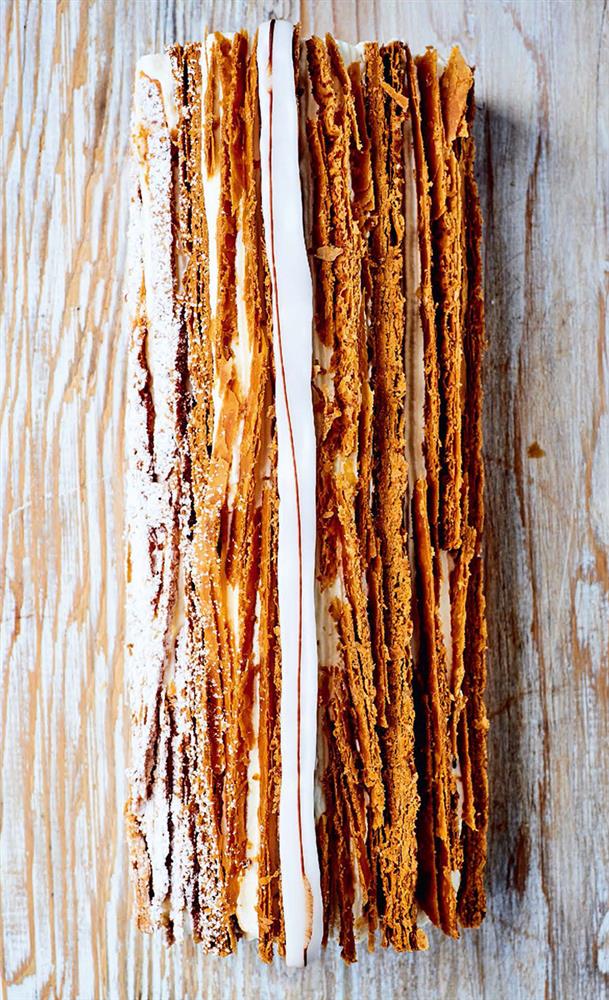 BÛCHES木柴蛋糕：香草千層派