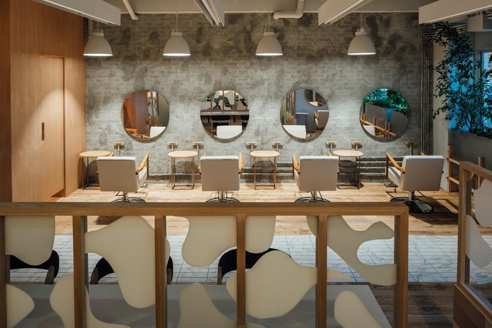 如《天空之城》的日本時尚髮廊！設計團隊FATHOM打造如飄浮飛船的沙龍空間_MIYANISHI yakeyama