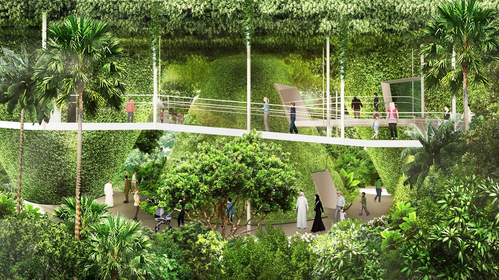 沙漠裡的清新綠洲！WOHA操刀2020杜拜世博會新加坡館 綠意叢林簇擁的場館空間